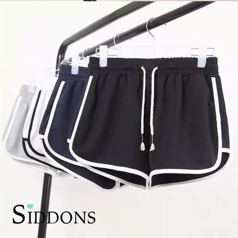 

Fashion Summer Casual Shorts Woman 2020 pyjama Stretch High Waist Booty Shorts Female Black White Loose Beach Sexy Short -XXL