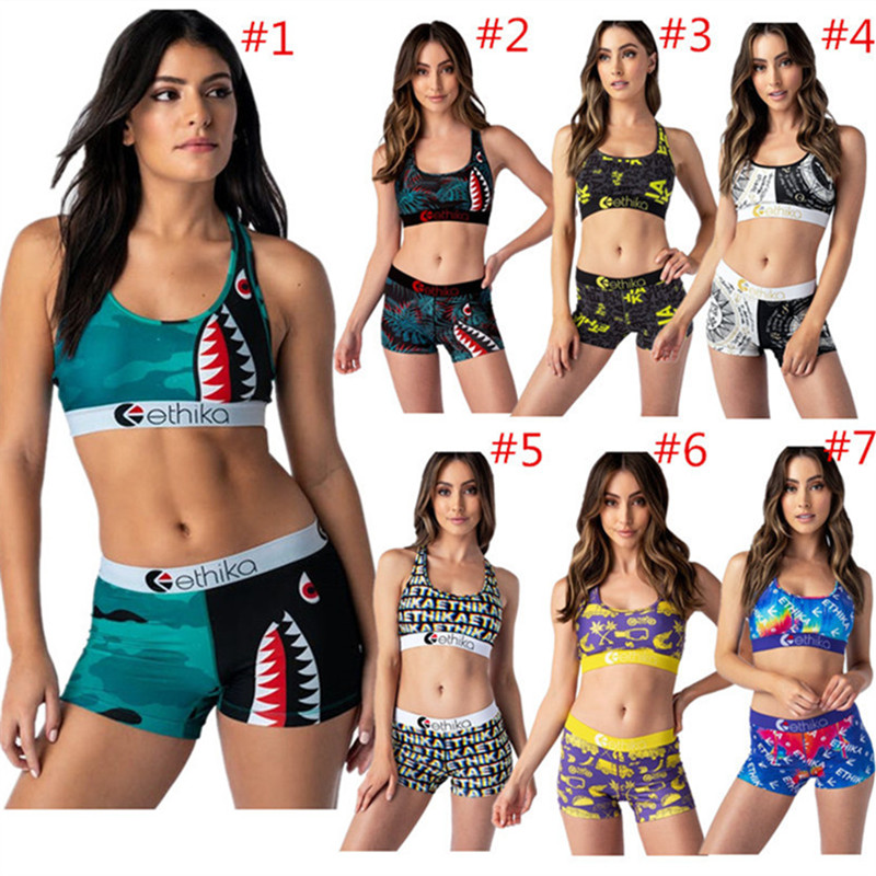 sports bra and shorts swimsuit