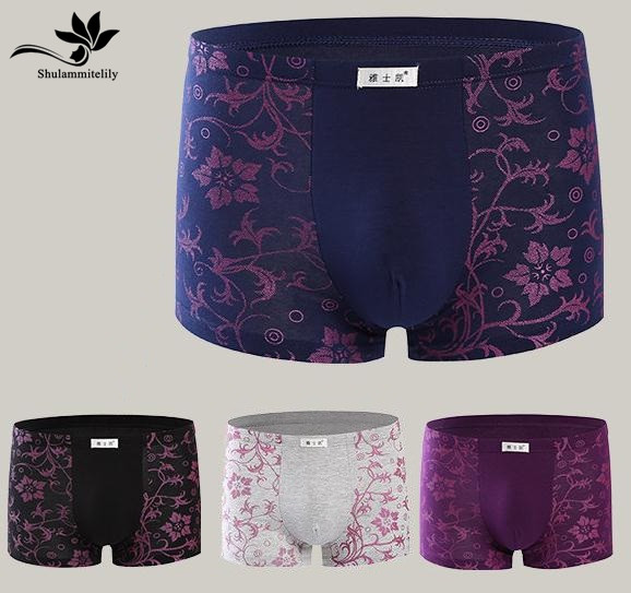

4pcs/lot Top Quality Boxers pure cotton Underwear Male Box Plus Big Size /XL/XXXL/4XL/5XL Boxer Shorts Men's Free Shipping
