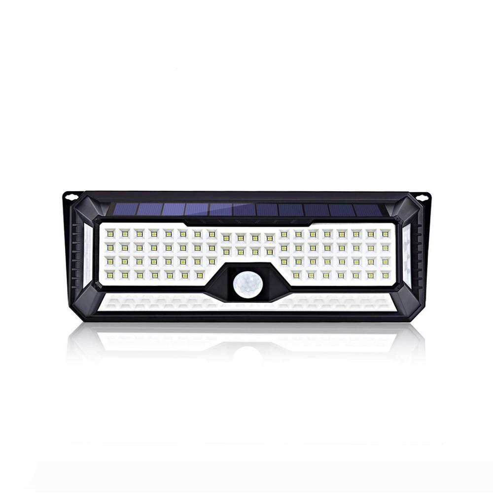 

BRELONG Solar Outdoor 136LEDs Wall Light Infrared Body Sensor Light IP44 Waterproof for Courtyard Garden Community