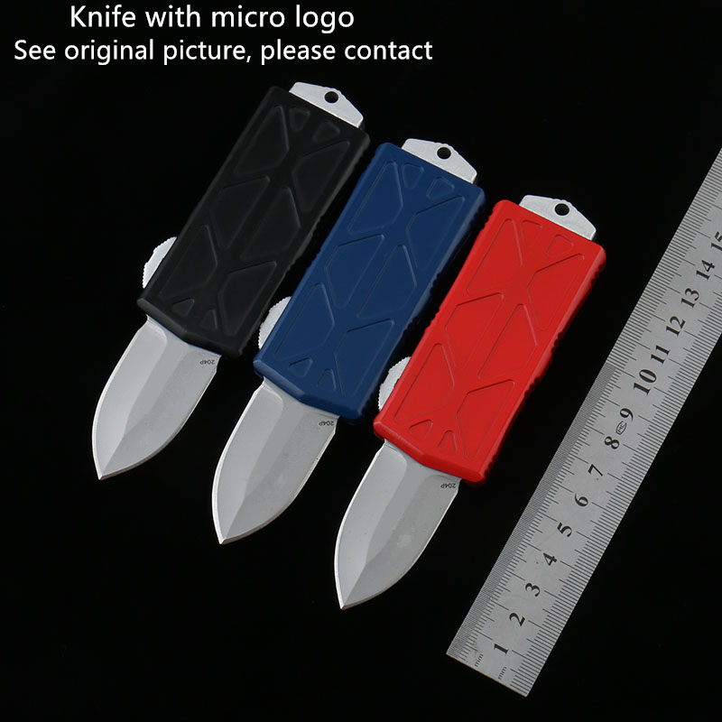 

Tricolor Mini Knife 5cr13Mov blade Zinc alloy handle Outdoor Survive Camp Knives Hunting EDC tool Pocket Knife Multifunctional tool Knife