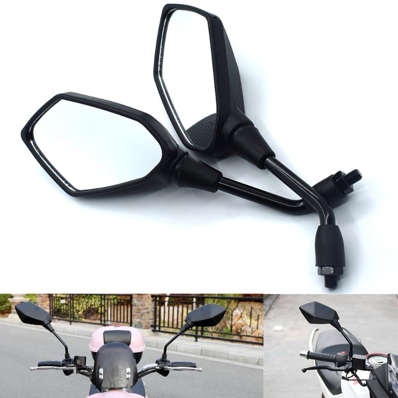 

Universal 10mm Motorcycle Rearview Mirror Black Side Mirror For MT-01 MT-03 MT-07 MT-09/SR/FZ-07 FZ-09 MT-10