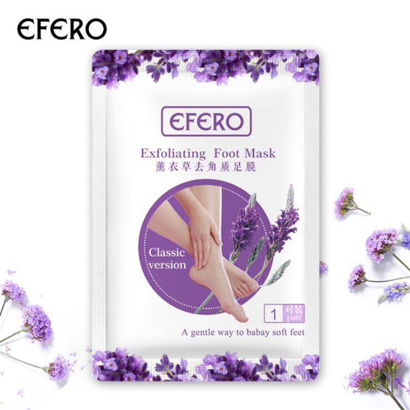 

Efero Putimi Exfoliating Foot Mask Pedicure Socks Exfoliation Aloe lavender Feet Mask Remove Dead Skin Heels Foot Peeling Mask