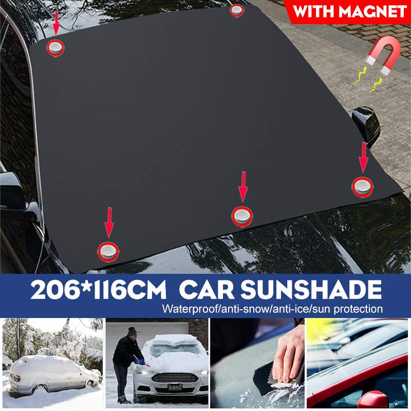 

Winter Summer Universal Magnetic Car Sunshade Curtain Rear Side Window Front Back Windshield Sun Block Window Curtain Sunshade