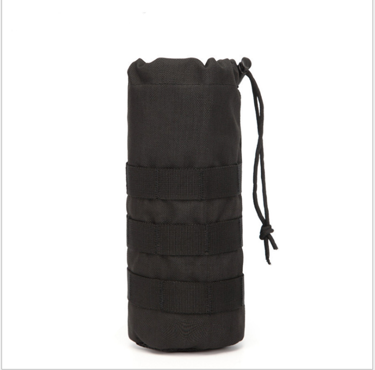 

Tactical Molle Water Bottle Pouch Holster Kettle Bag for Camping Hiking, Black
