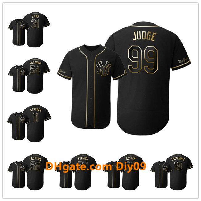 black and gold yankees jersey