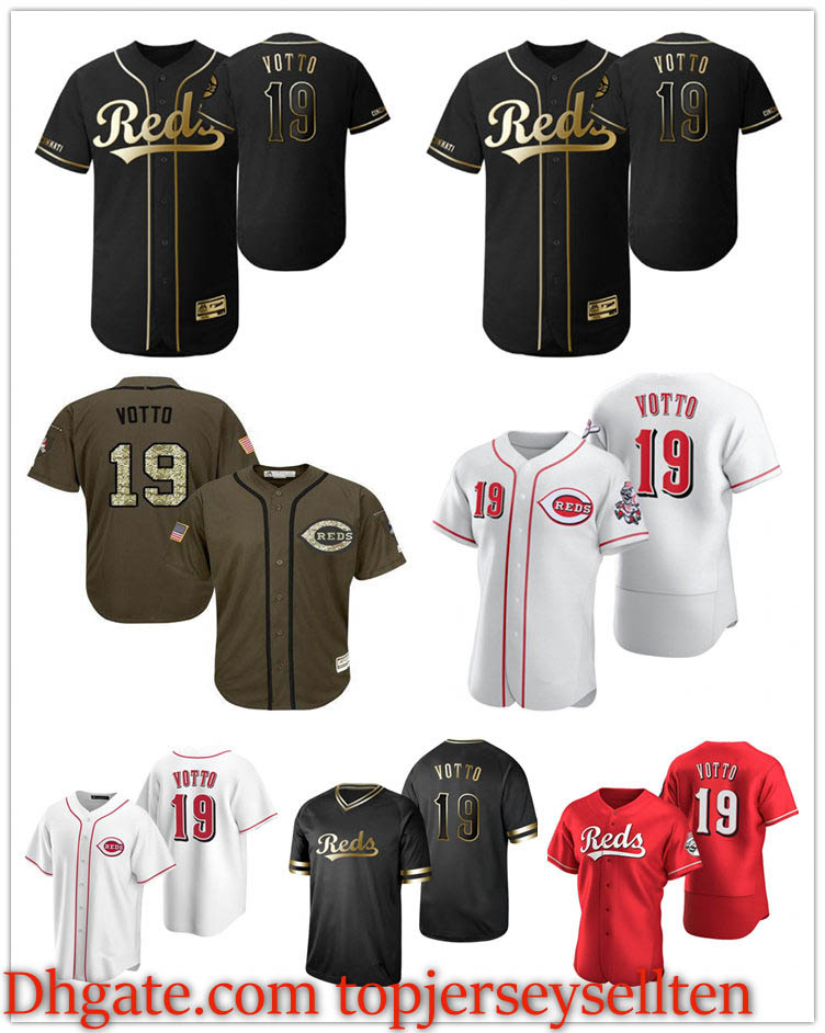 

Cincinnati Reds MEN WOMEN YOUTH 19 Joey Votto 2020 Authentic baseball Jersey, Black