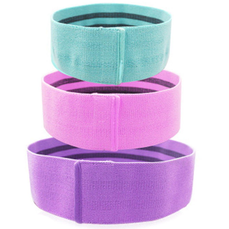 

Resistance Buttocks Anti-Slip Elasticity Buttocks Hoops Squat Resistance Ring Yoga Stretch Band 3 Piece Set