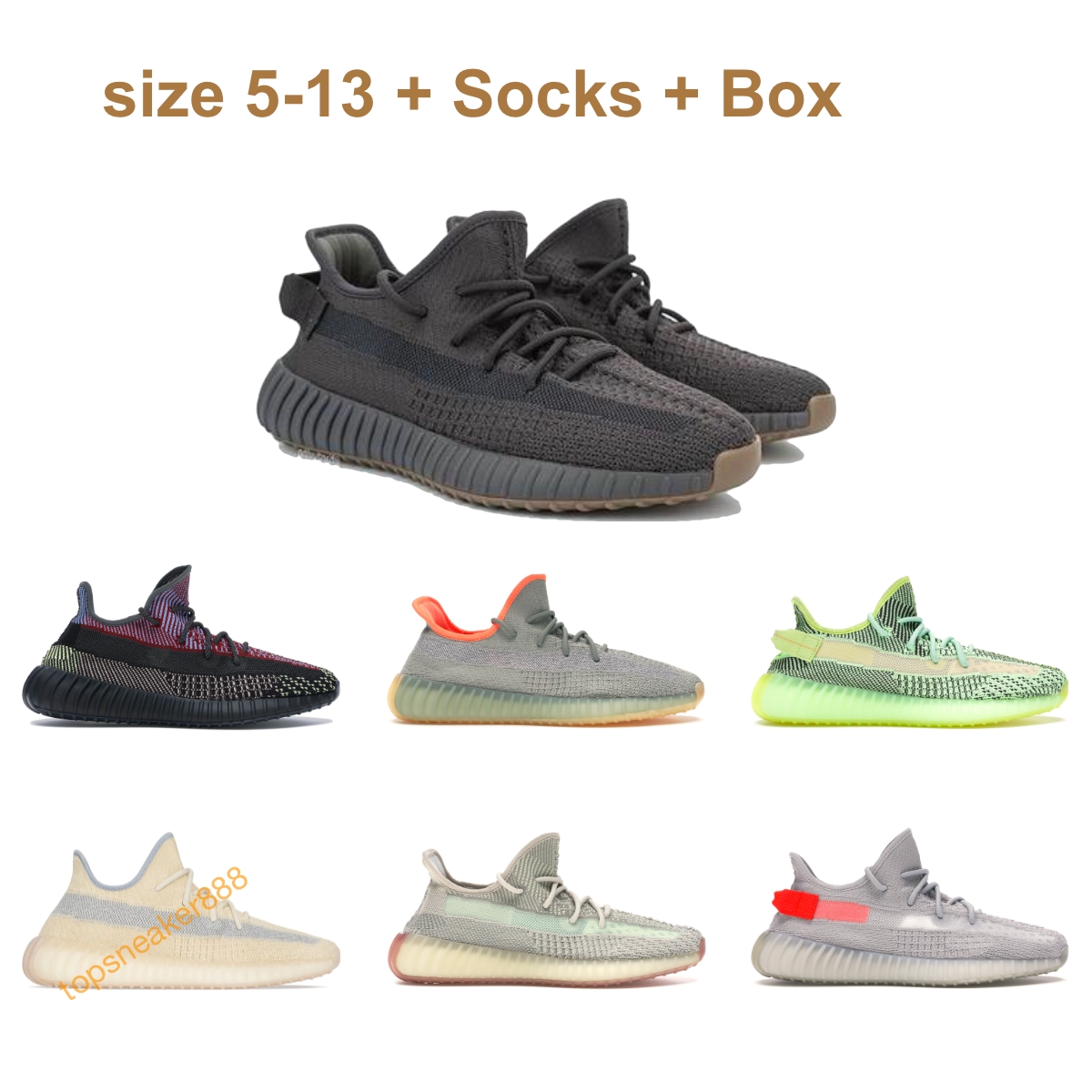 

2020 Kany West 3M Static Running Shoes New Israfil Cinder Desert Sage Earth Tail Light Zebra Womens Mens Trainers Designer Sneakers Us 13