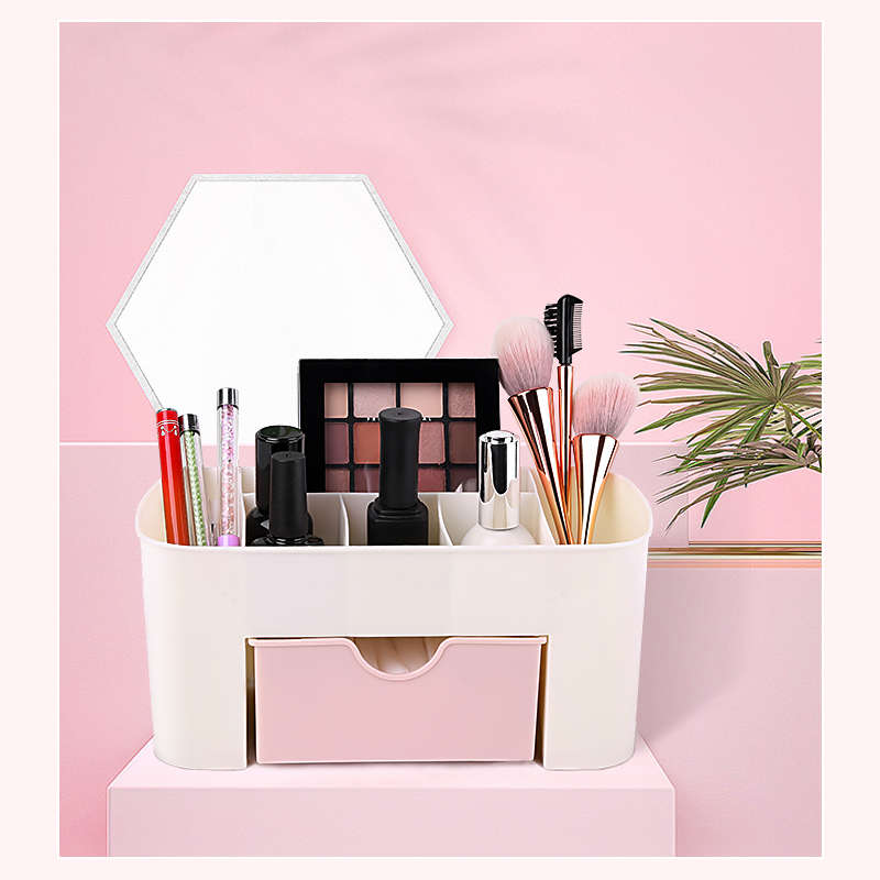 

1Pc 3 Color High Quality Portable Desktop Storage Box Plastic Scissors Organizer Jewelry Environment-Friendly Cute New Tool