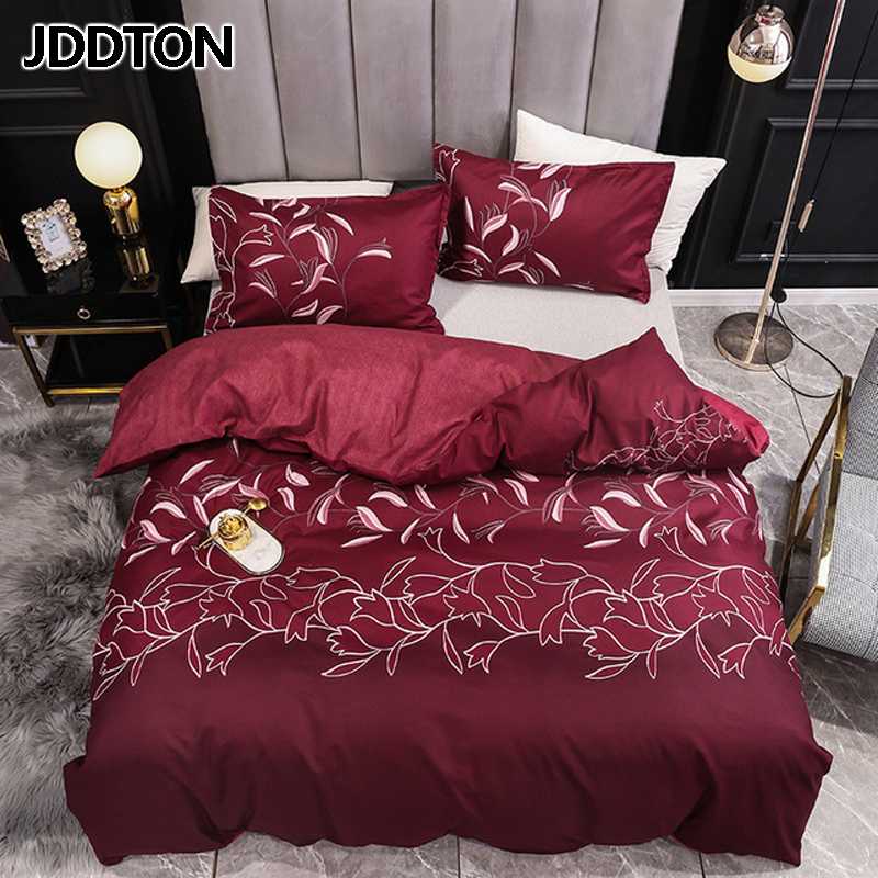 

JDDTON New 3pcs Bedding Set Classical Style Duvet Cover And Pillowcase Concise Style Bedding Set Textile Bed No Sheets BE155, Camel