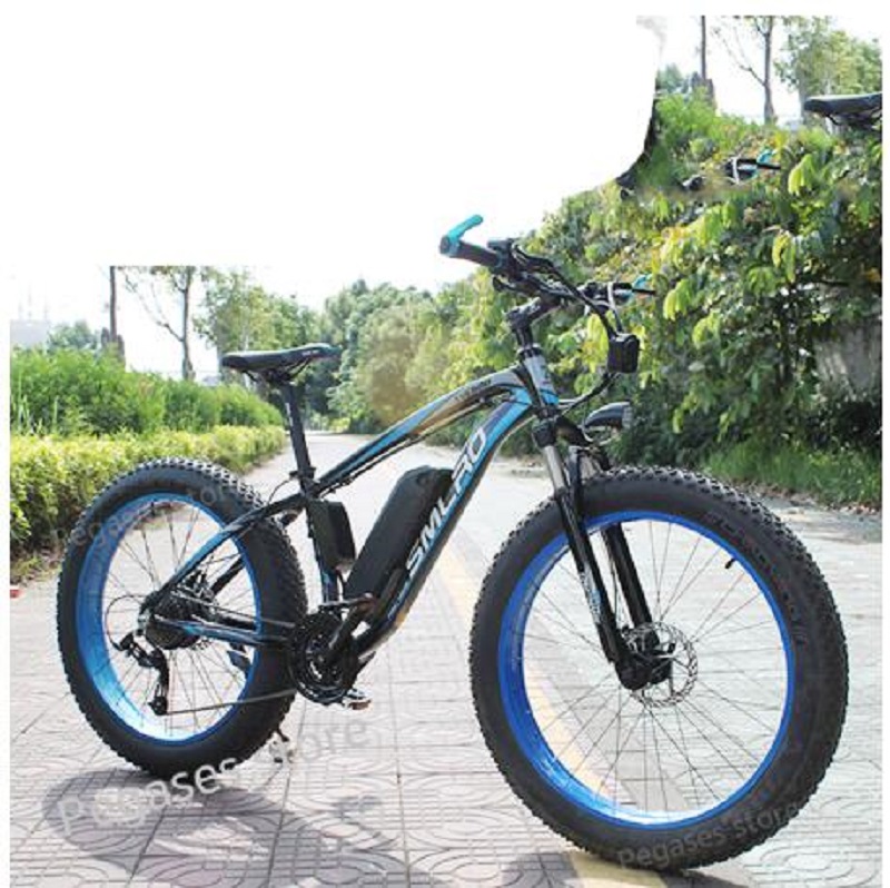 

26inch electric bike 1000W 17.5Ah Electric Beach Bike 4.0 Fat Tire Bicycle 48V Mens Mountain Bike Snow ebike e bikes