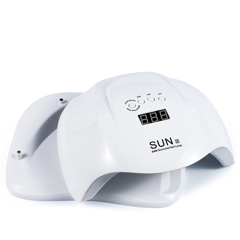 

54W High Power UV Lamp Nail 36 Pcs Leds Beads Nail Dryer For All Types Gel Lamp For Nails, White