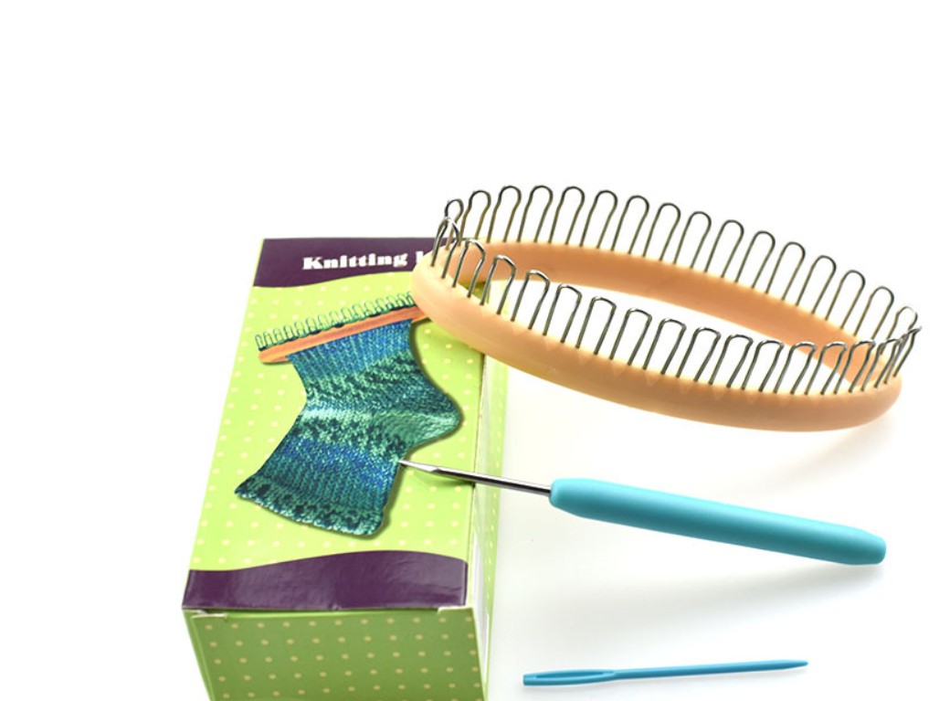 

3Pcs/set Knitting Tool Weave Loom Kit for Shawl Blanket Hat Socks Marker Yarn Knitter Knitting Loom DIY Sewing Craft