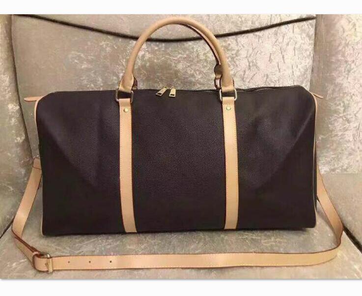

Women Travel Bag Men Shoulder bags Large Capacity Luggage Handbag Lady Cross body Duffel Bags Purse, Brown plaid
