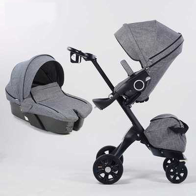 

2 In 1 Baby Stroller High Landscape Folding Portable Baby Carriage for Newborns Luxury Prams for 0-3 Years Old Brands