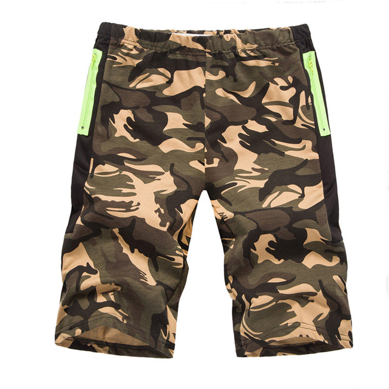 

Fashion Camouflage Men Shorts Elastic Waist Trousers Cotton Sweatpants Fitness Short Jogger Casual Gyms Men Cargo Shorts WP9, 02