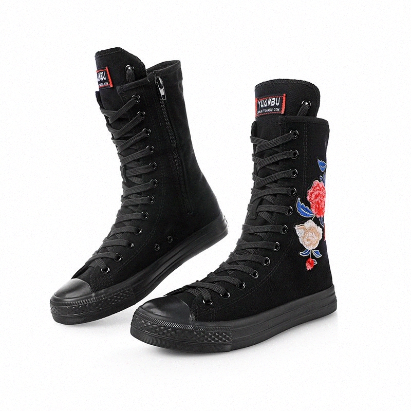 long canvas shoes