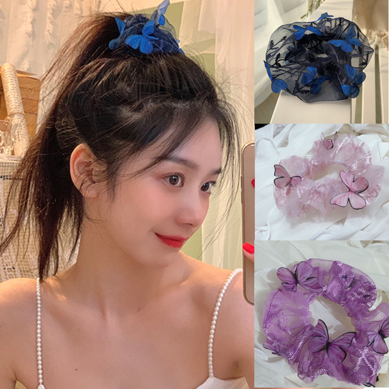 

Ruoshui Woman Yarn Scrunchies Fashion Hair Ties Elastic Hairband Hair Accessories For Woman Gum Ornaments Rubber Band