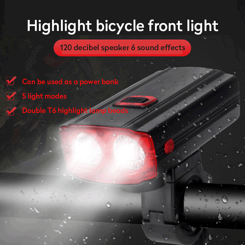 

Bike Light USB Rechargeable Bicycle Lamp Front Headlight Bicycle Light Accessories