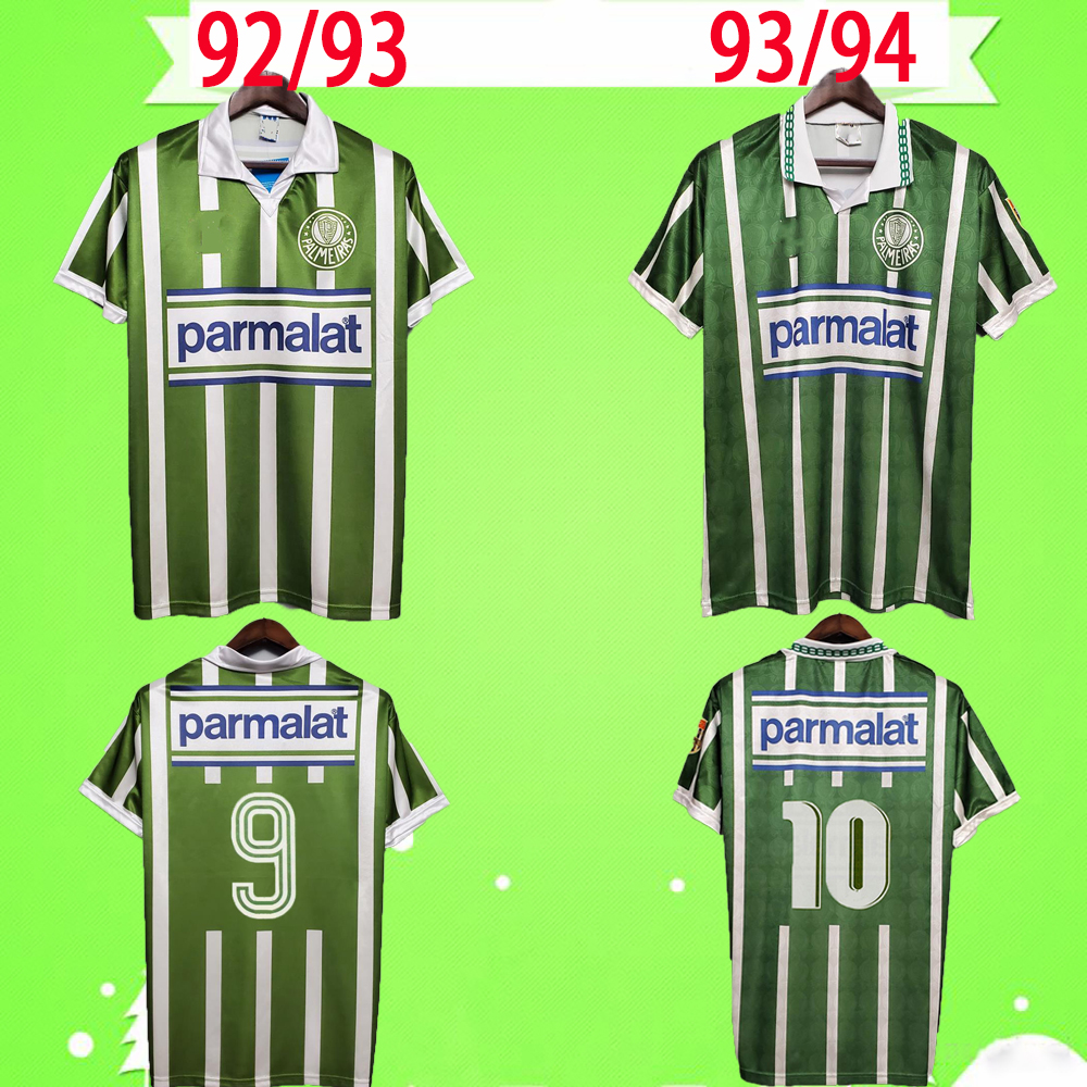 

1992 1993 PALMEIRAS Retro Soccer Jerseys 1993 1994 home green vintage Camiseta de futbol classic 92 93 94 football shirts
