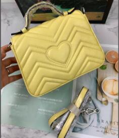 

Hot Sale 2020 Top Quality Fashion Women Bags Handbags Wallets Leather Chain Bag Crossbody Shoulder Bags Messenger Tote Bag Purse 7727, Yellow