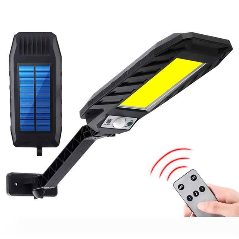 

LED solar lights Solar Motion Sensor Wall Light Outdoor Street Lamp Waterproof Smart Sensing Garden Lamp with Remote Control