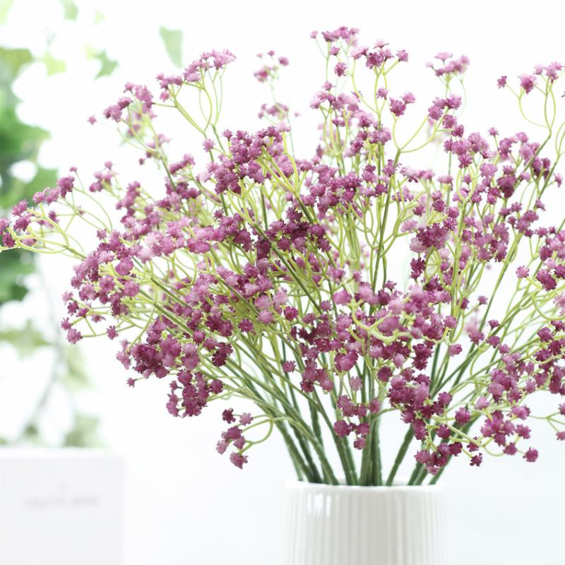

1PCS 58cm Rustic artificial flower interspersion mantianxing decor for home table wedding flower plastic Gypsophila babysbreath