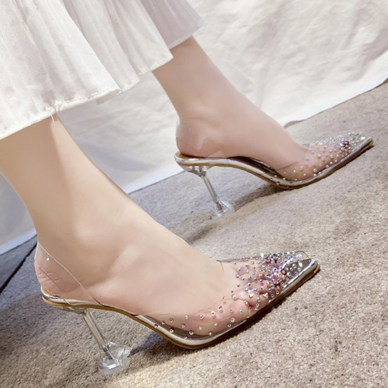 crystal jelly shoes