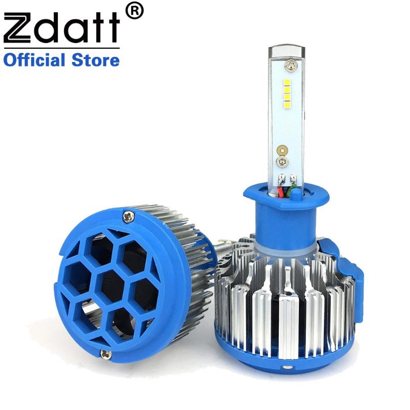 

ZdaH11 Led H1 Bulbs H16 led Headlights H8 H9 H10 Running lights for Cars Canbus 100W 12000Lm Fog lights 12V 24V Automobiles