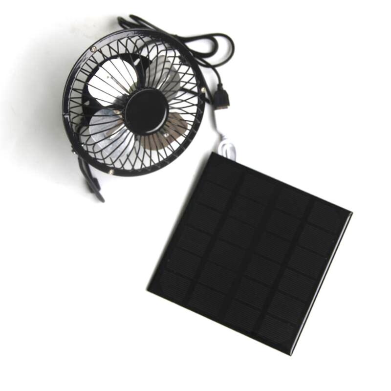 

Portable 4inch/6inch/8inch USB Solar Power Panel Camping Fan Outdoor