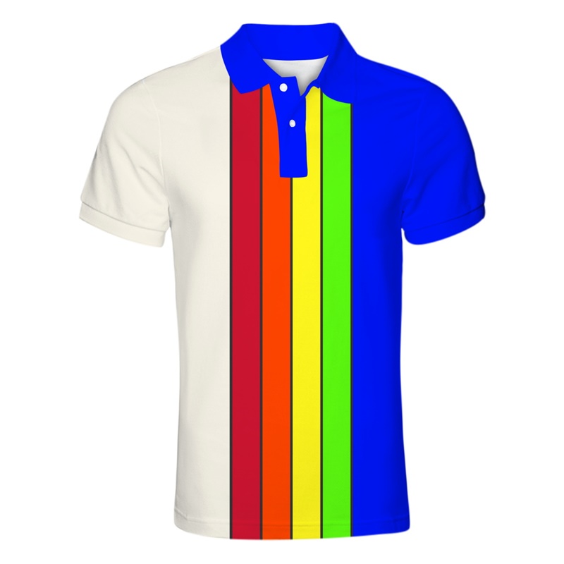 

Cloudstyle Mens Shirt Casual Short Sleeves 3D Printed Striped Shirt Male Streetwear Summer Plus Size 7XL, 3dkfb01tdp005