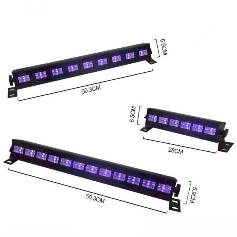 

18W 27W 36W 54W 72W 85-265V UV Blacklight UV Bar Glow Black Light in the Dark Party Birthday Wedding Stage Light