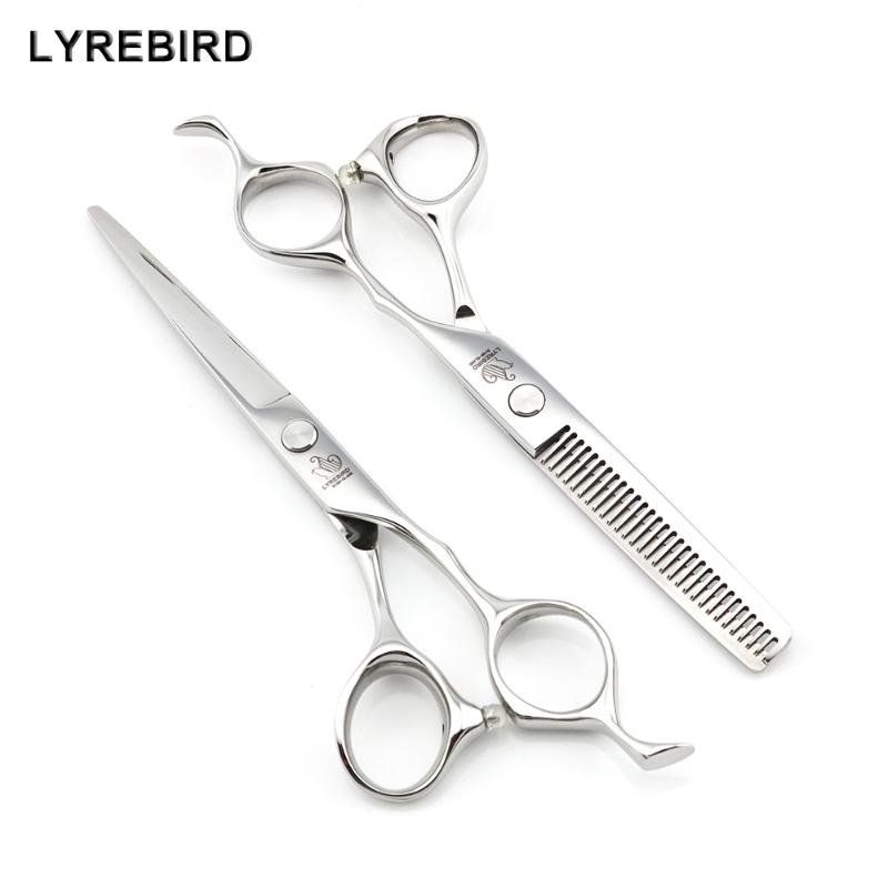 

Professional Hair Scissors 6 INCH 9cr13 Barber Hair Shears Thinning Scissors Bearing screw Lyrebird HIGH CLASS NEW