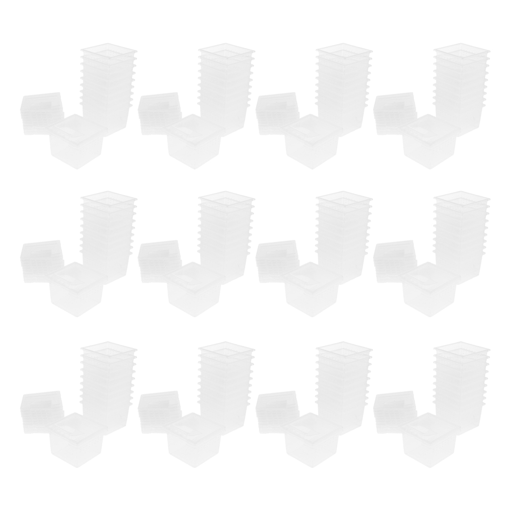 

120x Insect Reptile Spider Terrariums Breeding Box Hatching Containers
