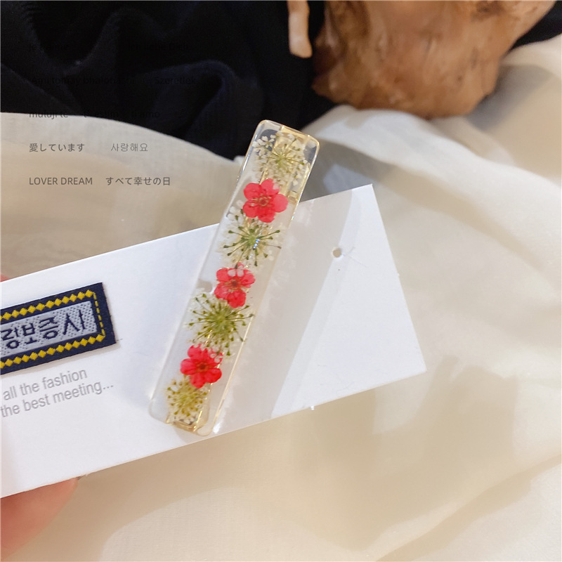 

2020 Korean Fashion Women Acetate Daisy Flower Barrette Hair Pin Clip girl Geometric Hairpin Hairgrips Hair Accessories