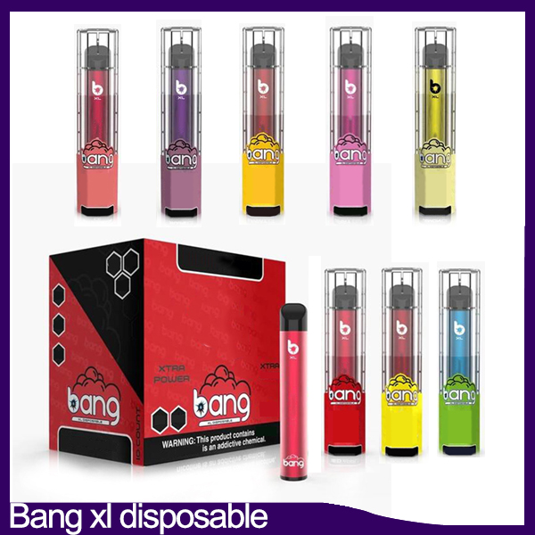 

Bang XL Xtra Disposable Device Pod Pre-filled 2ml Cartridge 450mAh Battery 600 Puff Vape Empty Pen VS Posh PLUS Bar Flow DHL