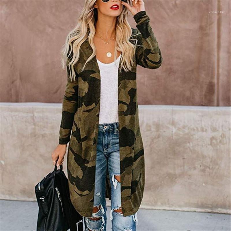 

Female Clothing Womens Designer Leopard Long Coat Spring Loose Thin Cardigan Trench Coats Fashion Contrast Color