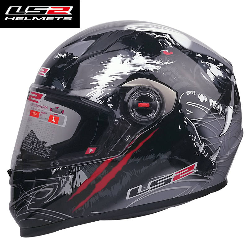 

LS2 FF358 Full Face Motorcycle Helmet Casco Moto Man Woman Helmet Removable Lens capacete ls2 Multi-colored