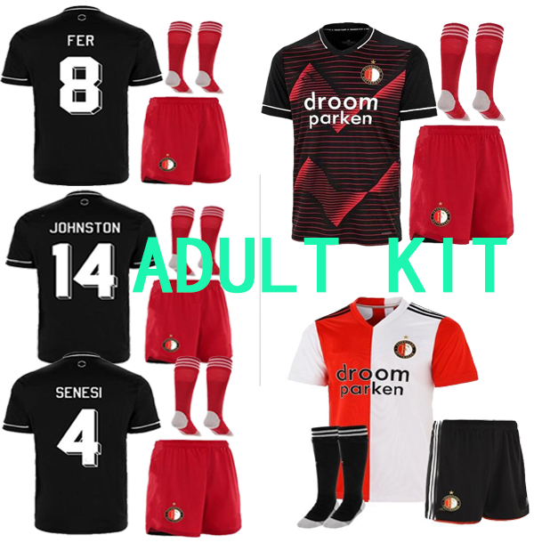 

Men kit 20 21 Feyenoord soccer jerseys home away 2020 2021 LARSSON V.PERSIE VILHENA football shirt JORGENSEN Camiseta de futbol, White
