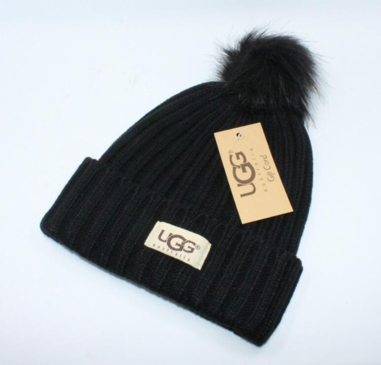 skull cap with ball on top