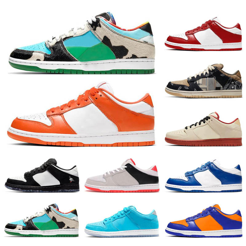 

New arrival Dunk Chunky dunky Low men women shoes Syracuse TR SC Safari Muslin University Red Kentucky mens trainers sports sneakers 36-45, Laser orange