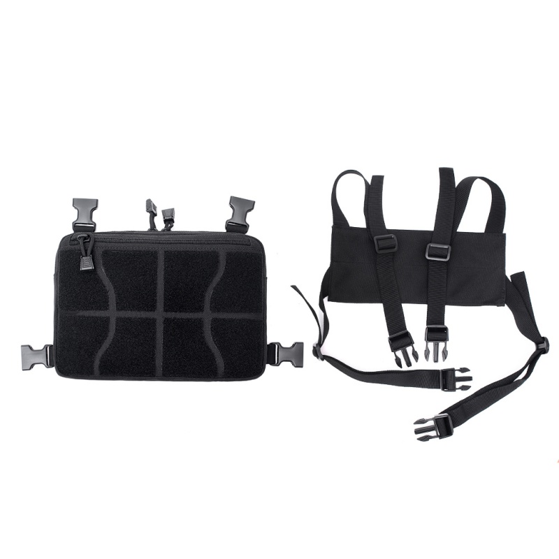 

Tactical Chest Rig Bag Men Adjustable Fanny Pack Multi-Functional Molle Tool Pouch Shoulder Bags Tactical Vest Bag