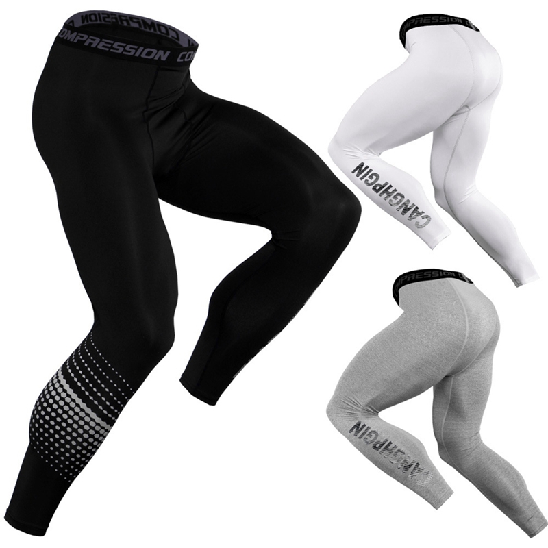 

Men' Sports Running Fitness Pants Quick-drying Elastic Compression Sports Pants New