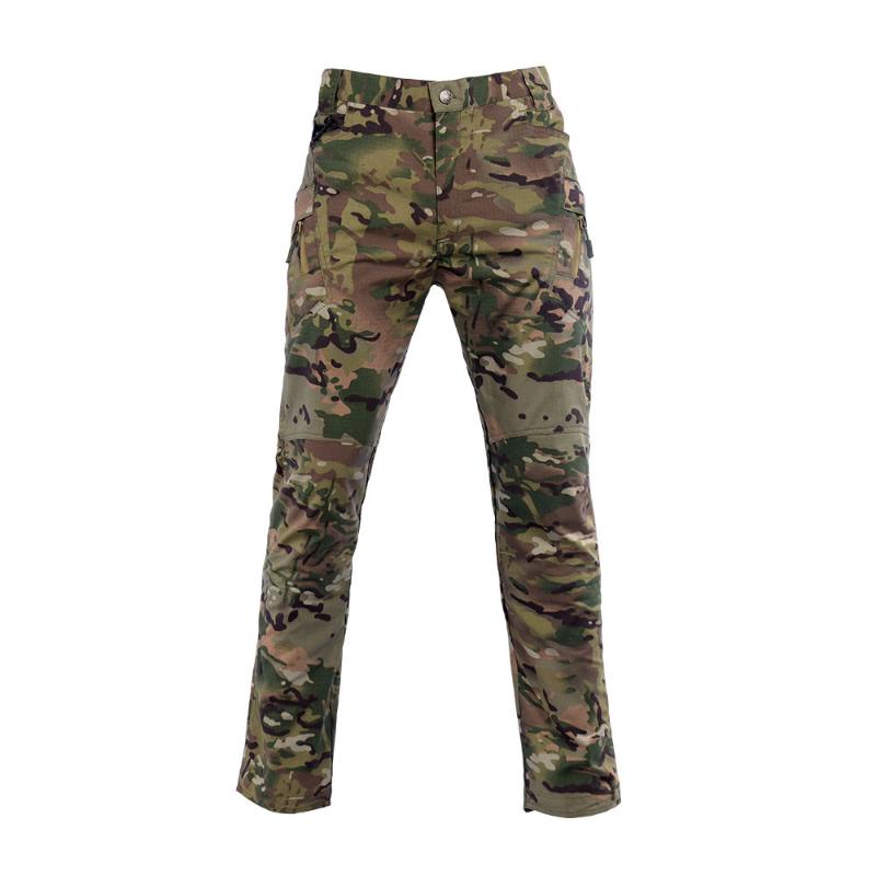 

Tactical Pants Army Male Camo Jogger Plus Size Cotton Trousers Many Pocket Zip Style Camouflage Black Men's Cargo Pants, Desert digital