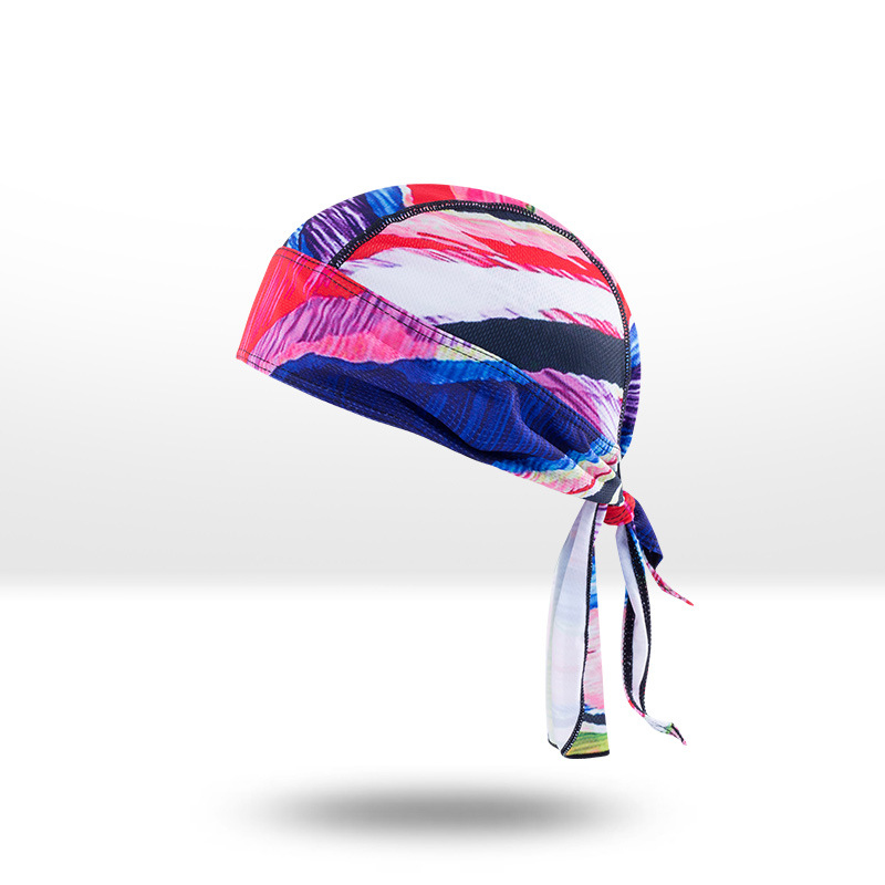 

HIRBGOD New Men Women Cycling Pirate Cap Bandana Summer Sunscreen Headwear Scarf Outdoor Breathable Bike Cap Bicycle Hat,TYA210, Tya210-04