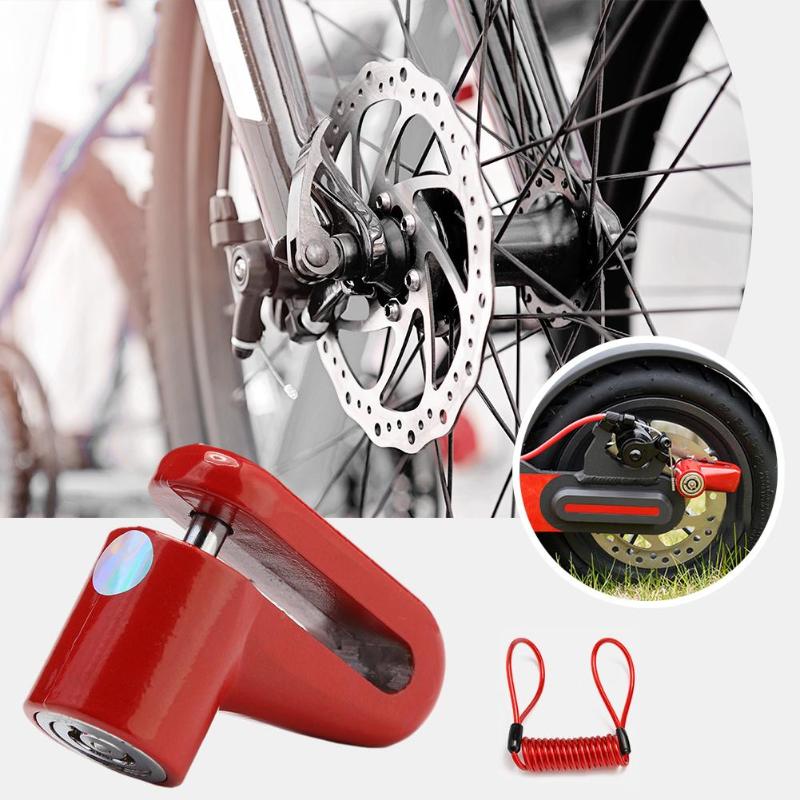 

Anti Theft Brake Disc Lock M365 Scooter Bike Bicycle Wheel Skateboard Wheels Lock Disc Brake Kickscooter Supplies