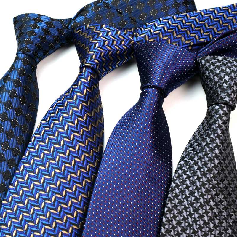 

YISHLINE Fashion Classic 8CM Men ties Paisey Striped Man Neck Ties Neckwear Bridegroom Business Wedding Tie Men Accessories