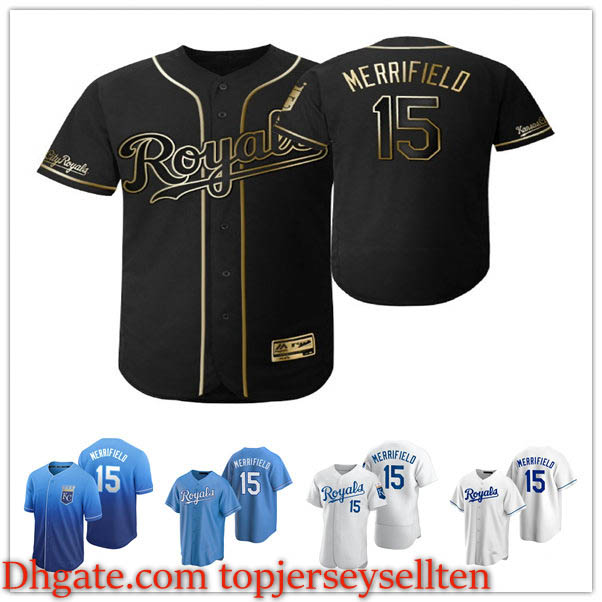 

Royals MEN WOMEN YOUTH 15 Whit Merrifield 2020 Authentic baseball Jersey