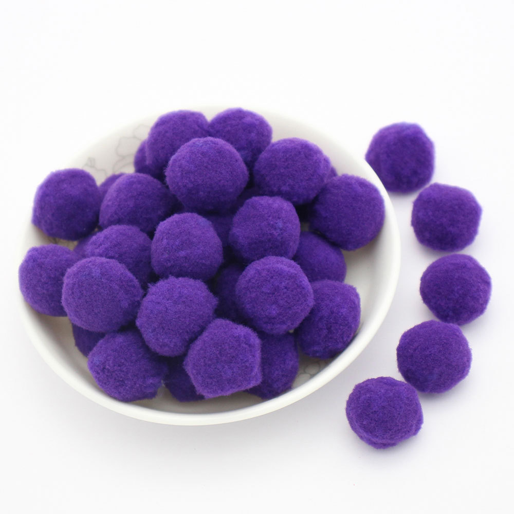 

500pcs/lot Pompom Wholesale  30 mm Fur Plush Ball for Craft DIY Soft Wedding Home Decoration Garment Sewing on Cloth Accessories, Noted colors